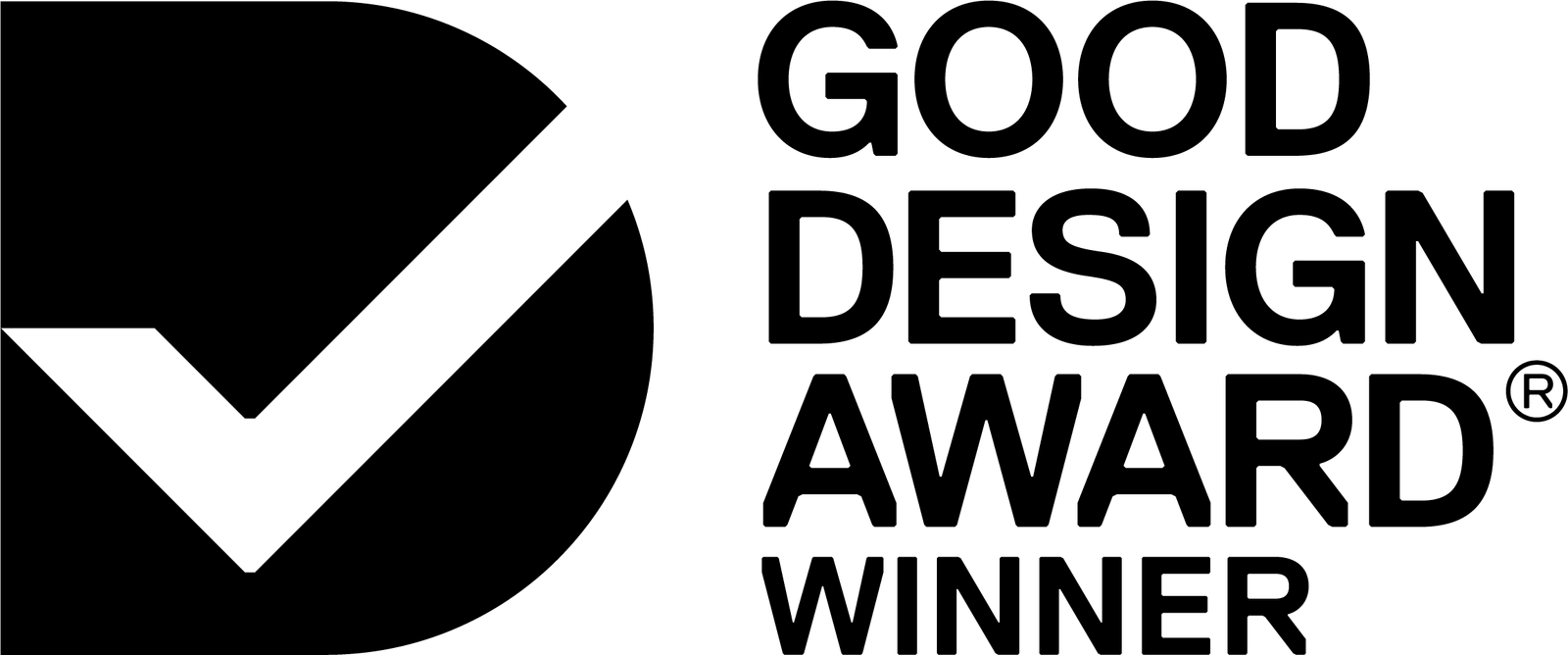 Good Design Award Winner CMYK WHT Logo