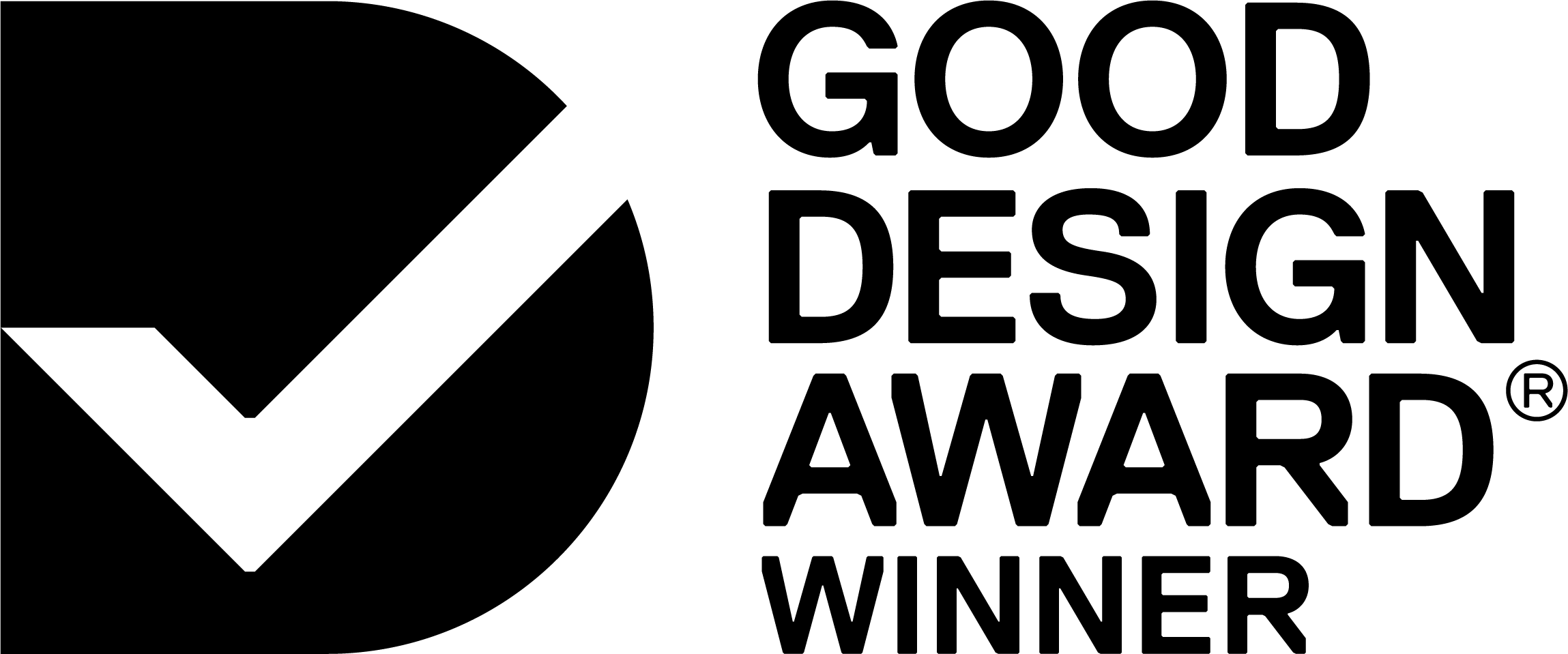 Good Design Award Winner CMYK WHT Logo